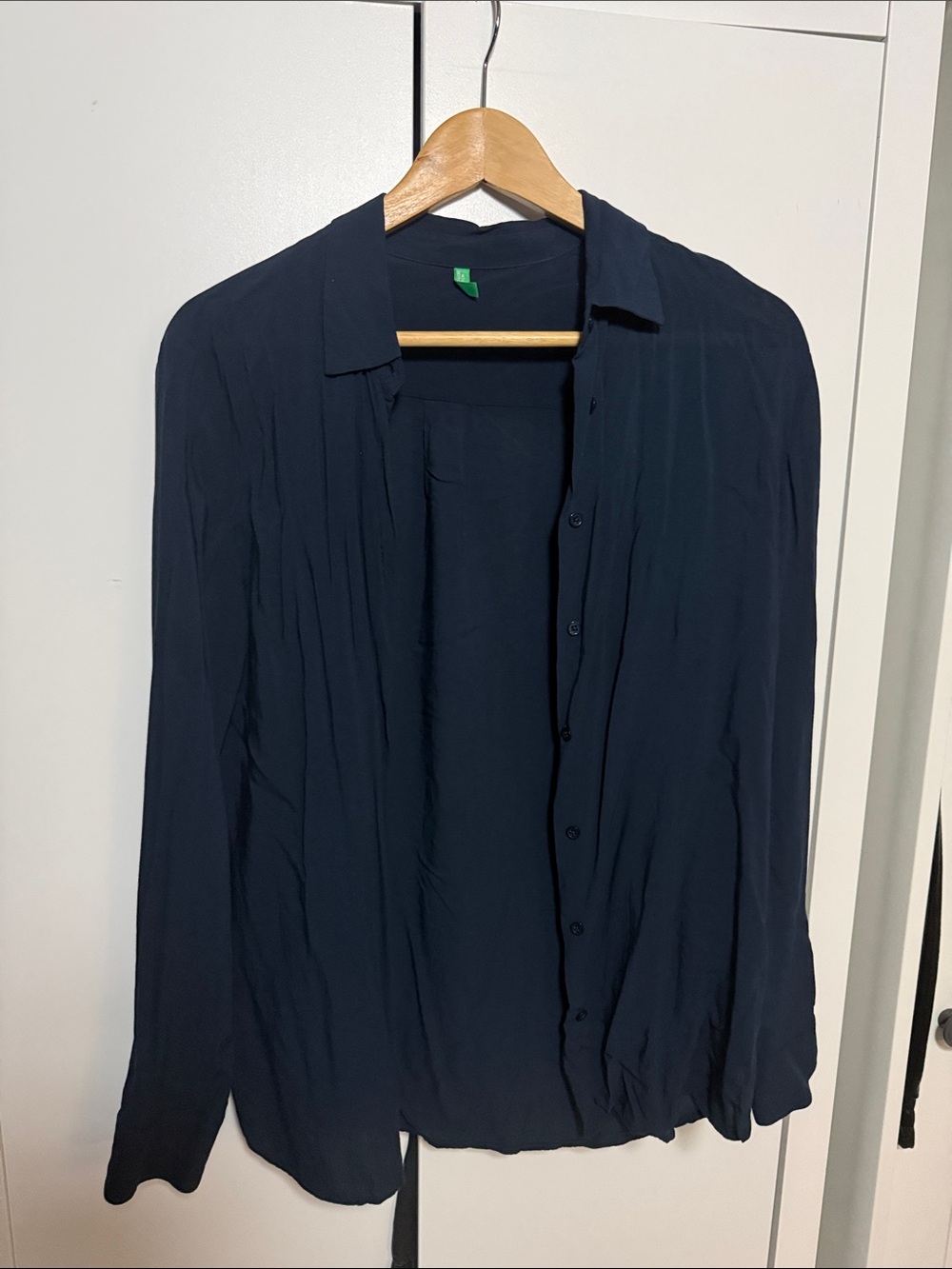 United Colors Of Benetton Navy Button-Down Shirt